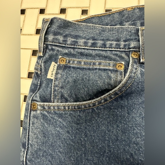 Carhartt Blue Relaxed Fit Jeans - Picture 3 of 7